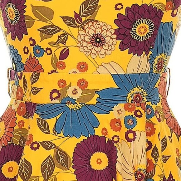 Modcloth 'Hour By Flower' Dress in Autumn Colorway - Picture 4 of 5